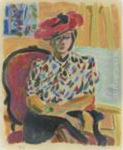 Portrait De Berthe by Raoul Dufy