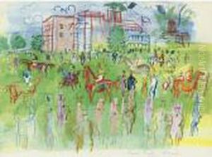Avant Le Depart, Ascot by Raoul Dufy