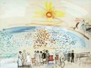 Coucher De Soleil Sur Sainte-adresse by Raoul Dufy