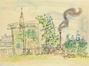 Machine A Battre A Lestelle by Raoul Dufy