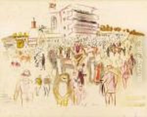 Le Champ De Course, Epson by Raoul Dufy