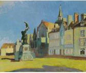 Maisons A Honfleur by Raoul Dufy