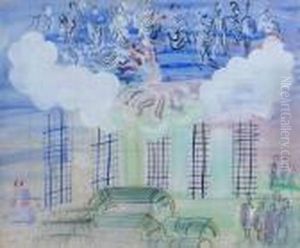 Etude Pour La Fee Electricite-la Centrale Electrique by Raoul Dufy