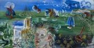 Autoportrait A Sainte-adresse by Raoul Dufy