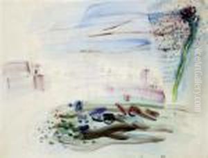 Collioure Feu D'artifice by Raoul Dufy