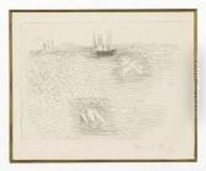 Bateaux Et Mouette by Raoul Dufy