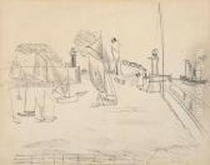 L'entree Du Port Du Havre by Raoul Dufy
