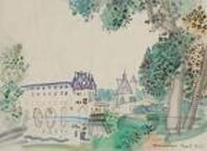 Le Chateau De Chenonceaux by Raoul Dufy