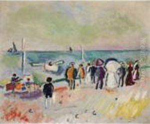 Sur La Plage by Raoul Dufy