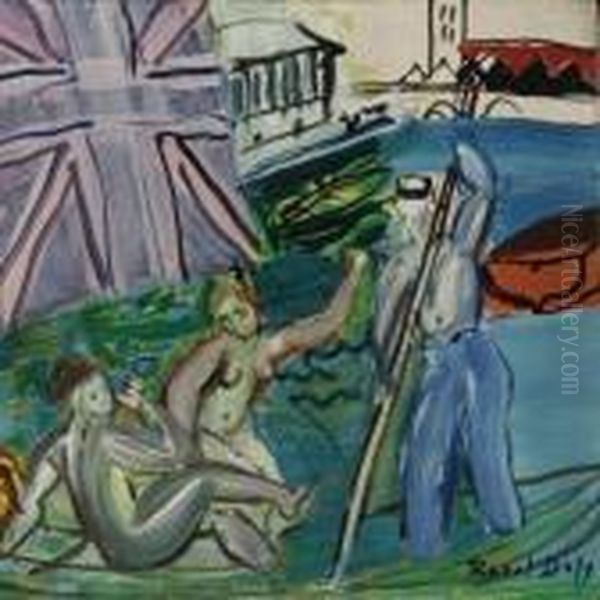 Canotiers Sur La Tamise - view 1