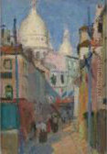 Sacre-coeur De Montmartre, Rue Pavoise - view 1