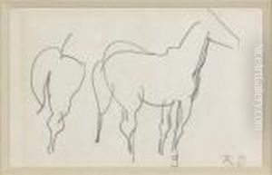 Etude De Chevaux by Raoul Dufy