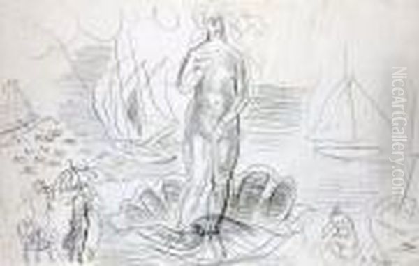 Venus (d'apres Botticelli) Et Baigneurs - view 1