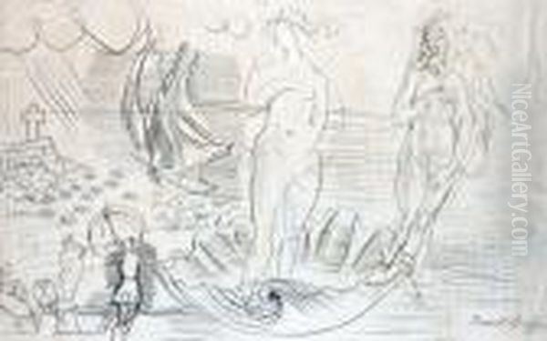 Deux Venus( D'apres Botticelli) - view 1