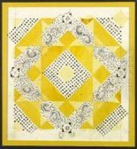 Geometrie Jaune Et Noir by Raoul Dufy