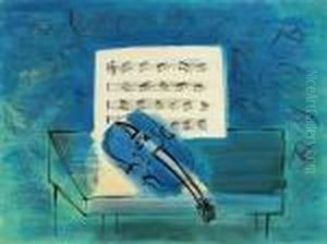 Le Violon Bleu by Raoul Dufy
