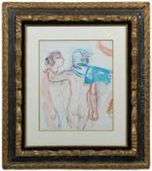 Deux Jeunes Femmes Au Bord De La Mer - view 1