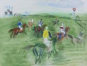 Canter Avant Le Depart by Raoul Dufy