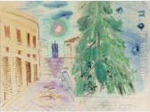 Guitariste A Caldas De Montbuy by Raoul Dufy