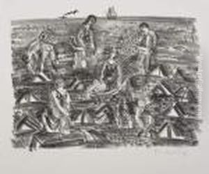Baigneuse Au Coquillage by Raoul Dufy