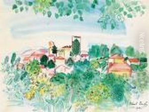 Paysage A Vernet-les-bains by Raoul Dufy