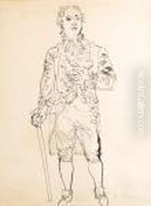 D'alembert. Etude Pour La Fee Electricite by Raoul Dufy
