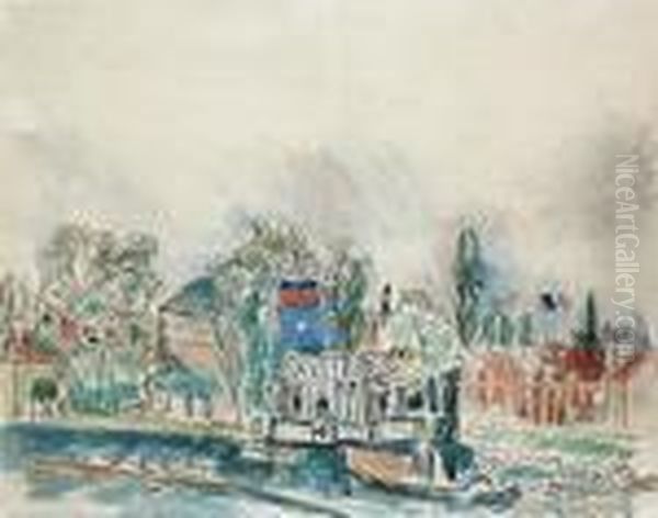 Canots Et Vapeurs Sur La Marne - view 1