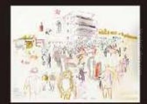 Epsom Racetrack by Raoul Dufy