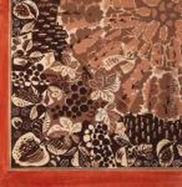 Feuilles De Vignes, Raisins, Paon.. - view 1