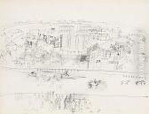L'hippodrome D'epsom by Raoul Dufy