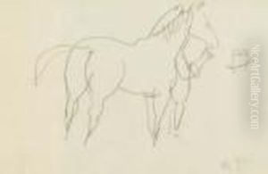 Etudes De Chevaux by Raoul Dufy