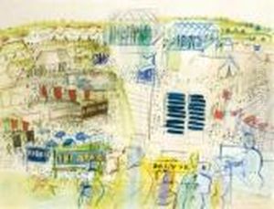 Epsom, Les Turfistes Dans Les Tribunes by Raoul Dufy