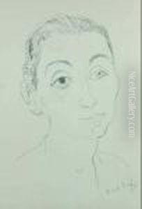 Portrait De Femme En Buste by Raoul Dufy