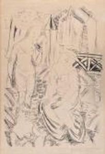 Trois Baigneuse Devant Le Port De Saint-adresse by Raoul Dufy