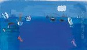Bateaux En Mer by Raoul Dufy