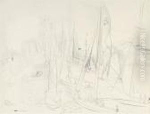 Les Yachts A Deauville by Raoul Dufy