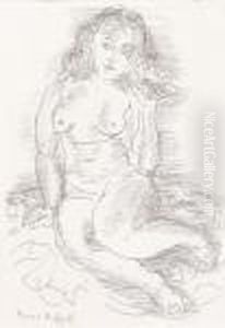 Jeune Femme. by Raoul Dufy