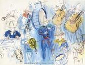Le Concert Mexicain by Raoul Dufy