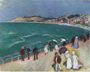 Promenade Sur La Jetee by Raoul Dufy
