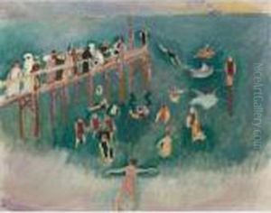 La Baignade by Raoul Dufy
