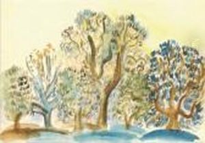 Les Oliviers by Raoul Dufy