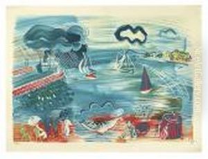 Le Havre. by Raoul Dufy