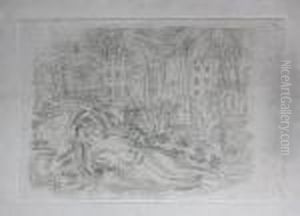 Odalisque Sous Les Palmiers by Raoul Dufy