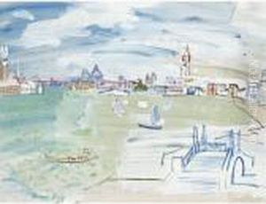 Venise, Le Quai Des Esclavons by Raoul Dufy