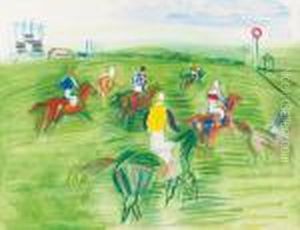 Le Canter Avant Le Depart (1941) by Raoul Dufy