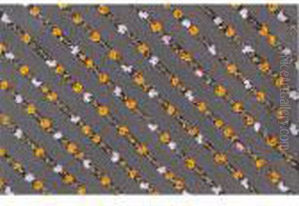 Etude De Fleurs Dans Des Rubans - view 1