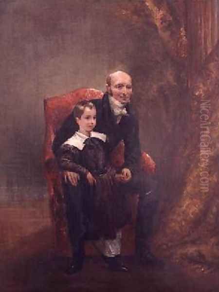 Robert 1767-1845 Marquess of Westminster and his Grandson, Hugh Lupus Grosvenor 1825-99 1st Duke of Westminster - view 1