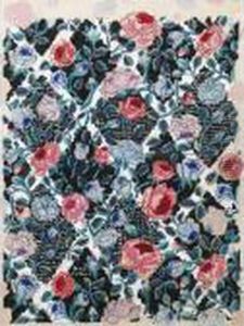 Roses Sur Losange Noirs by Raoul Dufy