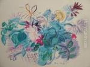 Still-life Of Flowers by Raoul Dufy