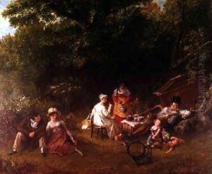 Londoners Gypsying 1820 by Charles Robert Leslie